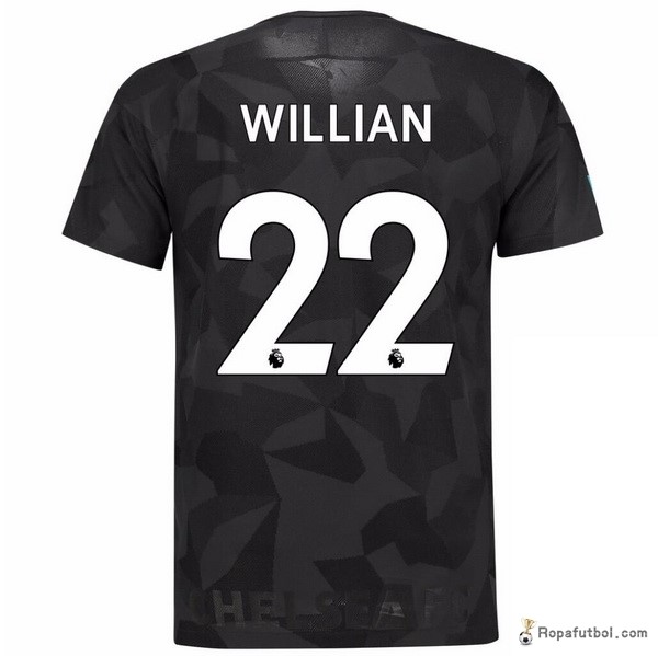 Camiseta Chelsea Replica Tercera Ropa Willian 2017/18